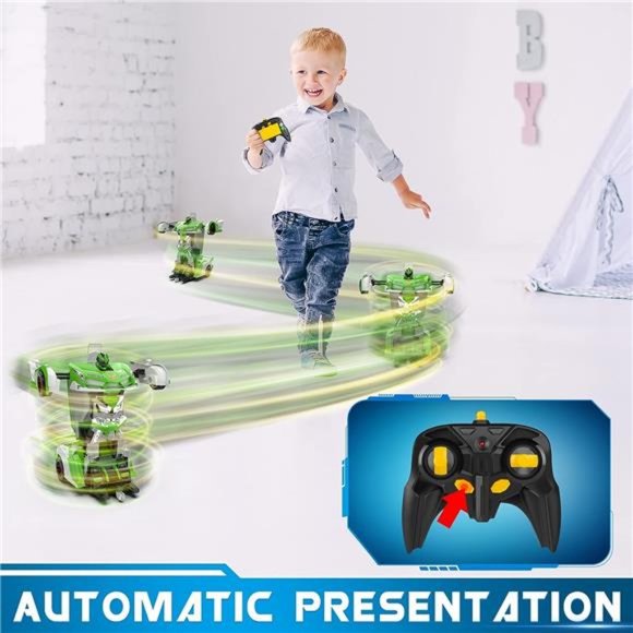 Remote Control Car-Transform RC Cars,2.4Ghz 1:18 Scale Transforming RC Drift Car - Picture 5 of 5